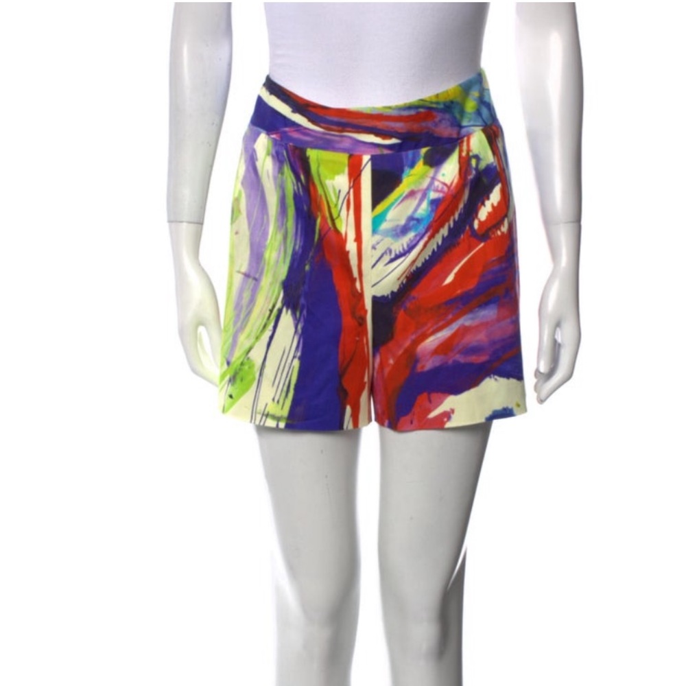 Lela Rose Printed Mini Shorts Size: M / 8